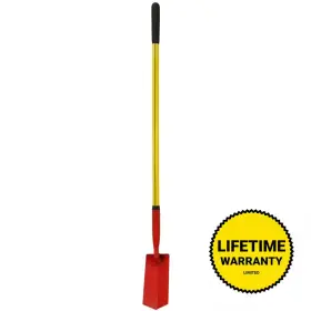 Nupla 744759586216 48 Inch Classic Fiberglass With Heavy-duty Steel V-type Blade Clean-out Shovel An