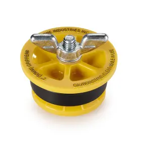 270229 Oatey End Of Pipe Gripper Mechanical Plug 2 Inch Yellow