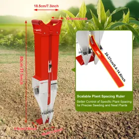 Ocasami 756804842468 New Handheld Manual Fertilizer Planter Garden Corn Peanut Seeder Planing Tool