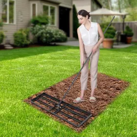 Ocasami 764909393358 Lawn Leveling Rake 36 Inch X10 Yard For Grass Soil Hefty Leve