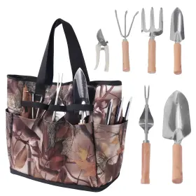 Ss13 Octbersieg A209#ss13 Garden Tool Set 7 Pcs Floral Gardening For Women Leaf Camouflage Gardeni