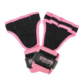 Ohmy Fit 972368410071 Strong Womens Wrist Wrap Gloves - Support Grips For Workout Weight Tr