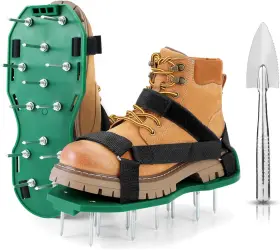 Ohuhu 313036034063 Lawn Aerator Shoes With Hook And Loop Straps All New Unique Design Free-ins