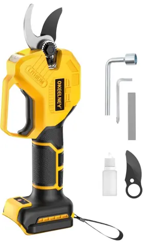 Okeelney 787502237287 Brushless Electric Pruning Shears For Dewalt 20v Battery Portable Cordless