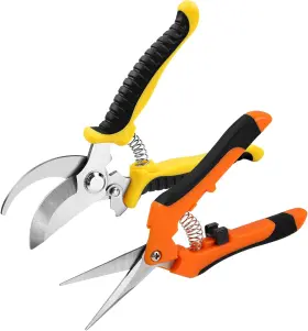 N-13yljd0001 Oligei 2 Pack Pruning Shears Stainless Steel Garden Clippers Soft Grip Handle