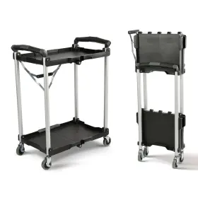 89-356 Olympia Tools Pack-n-roll Folding Collapsible Service Cart Black 50