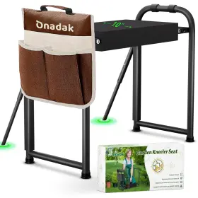 Rxuk0001 Onadak Heavy Duty Garden Kneeler And Seat With Support X-large Dark Black