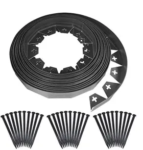 One Stop Outdoor 050967655935 Instant Edging For Landscaping And Flower Gardens - Includes 30 Stake