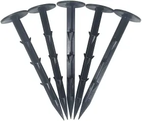 One Stop Outdoor 850026983234 100-pack 4 Inch Heavy Duty Professional Grade Plastic Landscape And Garden Spikes