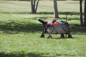 Oniva - A Picnic Time Brand 099967364249 Adventure Wagon Elite Folding With Table Top