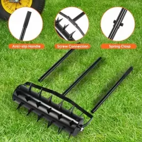 Rla-1 Onlyone Store Rolling Lawn Aerator 56 Inch L X 16 W Manual Aerators Tool With Detachable #3