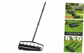 Rla-1 Onlyone Store Rolling Lawn Aerator 56 Inch L X 16 W Manual Aerators Tool With Detachable