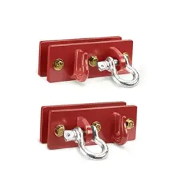 Tb-hsha-00 Onlyone Store Tractor Bucket Hooks Bolt On Clevis Mount With 1/2 Inch Shackle 5/16 Grab Red