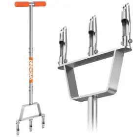 On-alt-orange-z0 Onoxouo Manual Core Aerator Lawn Tool - With 3 Replaceable Hol