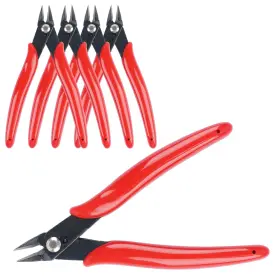 Mwc-1 Opvixi 5 Pack Micro Wire Cutters Inches Flush Pliers Red