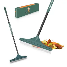 B0br6m1kd9 Orientools Foldable 51 Inch Artificial Turf Rake For Grass And Carpets