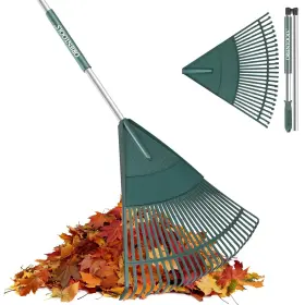 Cpx-007-sia Orientools Garden Leaf Rake Rakes For Lawns Leaves With 65.7 Foldable