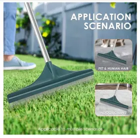 Sic-gb820 Orientools Turf Rake Ergonomic Adjustable Lightweight Steel Handle Plastic New #2