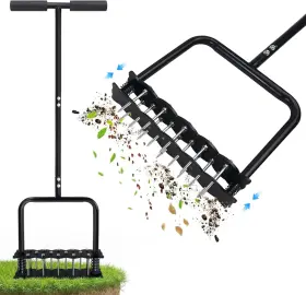 Oyeftp-1 Oyeftp 788754568891 Lawn Aerator Tool For Manual Weeding Pre-assembled Black