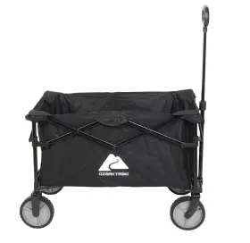 Ozark Trail 844093080033 Multi-purpose Big Bucket Cart Black Wagon