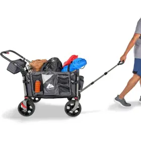 Tr-21827 Ozark Trail All Terrain Foldable Push Pull Wagon 48 Inch Height