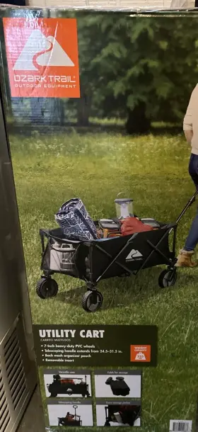 Tr21727bc Ozark Trail Utility Cart Heavy Duty With Wheels