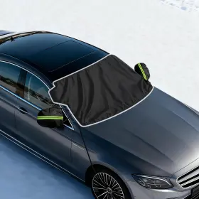 Fxz001 Panied Car Windshield Cover For Ice And Snow With Scrapers - 600d Sno