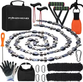 Panzheng 313032392396 Rope Saw 56 Inch High Limb Saws Tree Both Sides Pocket Chain
