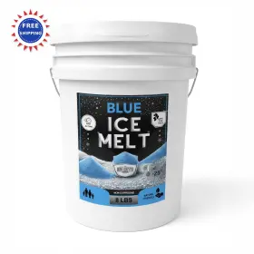 Peach Country 810075648638 Ice Melt -25 F Blue 8 Lb Pail Effective Safe Eco-friendly De-icer