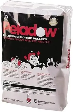 Cp-50 Peladow Calcium Chloride Pellets Snow And Ice Melter 50 Lb