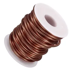 Peroup 609044679335 Bonsai Wire Anodized Aluminum Training Roll 3mm/9 Gauge 33ft Copper
