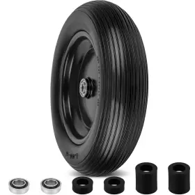 4.00-6-1p Phepetroll 4.00-6 Flat Free Wheelbarrow Tires And Wheels 13 Inch With