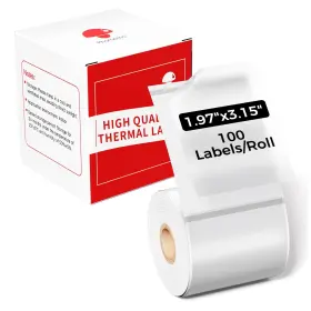B0f3bzh3j7 Phomemo Thermal Label Paper 100 Labels Roll M110 M100 M220 M108 M250 M160