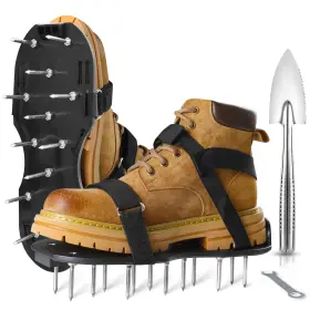 2.2ftheavy Physen Las-001 Lawn Aerator Shoes Upgrade Duty Spike Aerating With Hoo