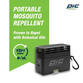Pic 072477992416 Mosquito Botanical Repellent With 60-hour Cartridge