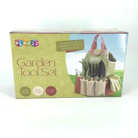 6081 Play22 Play 22 Gardening Tools Complete Garden Tool Set 10 Pieces Including Tote Bag