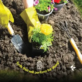 Play22 810078576815 Gardening Tools Set Of 10 - Complete Heavy Duty Garden With Fashion #2