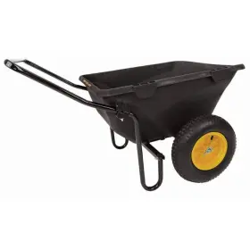Plr-8449 Polar Trailer 7 Cu. Ft. Heavy Duty Utility Yard Garden Wheelbarrow Cub Cart
