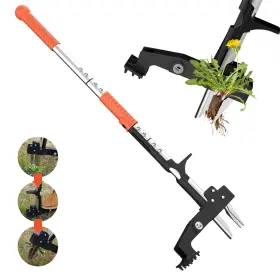 Ds01-ymq0006 Pooside Weed Puller Tool Gardening Stand-up Weeder With Ergonomic 39.3 Inch Long