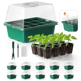 Pr2243089 Porolir Seed Starter Tray 10pcs Kit Seedling Trays With Height