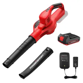 Ps76101b-vc Powersmart 20v Cordless Leaf Blower With 2.0ah Battery And Charger Lightweig