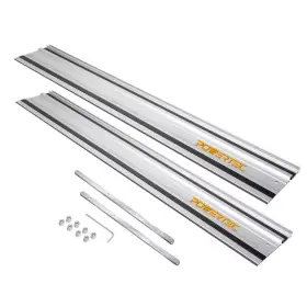 Powertec 445017462480 Track Saw Guide Rail 55 In Connector For Makita Or Festool 2-pack