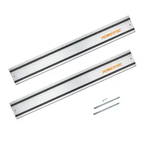 Powertec 705353513886 Track Saw Guide Rail 55 In Connector For Makita Or Festool 2-pack