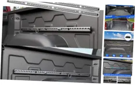 2025010702 Powoq 5.82ft Side Trail Rail System Compatible With 19-25 Chevy Silverado Truck Bed