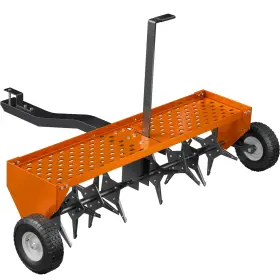 Pptb-0002 Ppolb 48 Inch Plug Aerator Tow Behind Lawn With Universal Hich Orang
