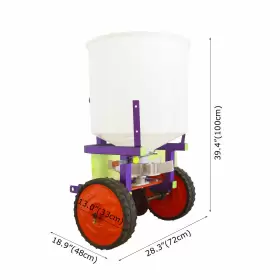 026-053004 Preasion Tractor Rear-mounted Fertilizer Spreader Suspended Applicator 220 Lb #3