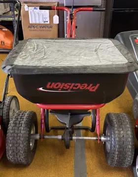 Sb6500 Precision Products Broadcast Spreader - Black And Red Excellent Condition