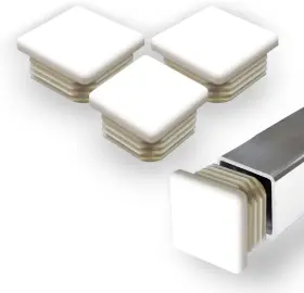 Prescott Plastics 810021801735 1.5 Inch Square Plastic Plug Insert 4 Pack