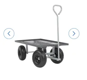 53427 Project Source Steel Yard Cart Gray