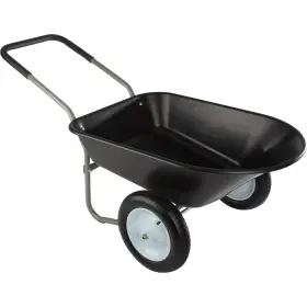 50-lg1407 Pure Garden Wheelbarrow 2-wheel Cart Wheelbarrows 300lb Weight Capacity Black